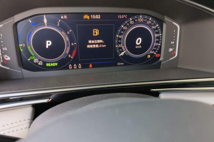 Used Volkswagen Tiguan L New Energy 2023 430 PHEV Plug-in Hybrid Prestige Edition Odometer Close Up