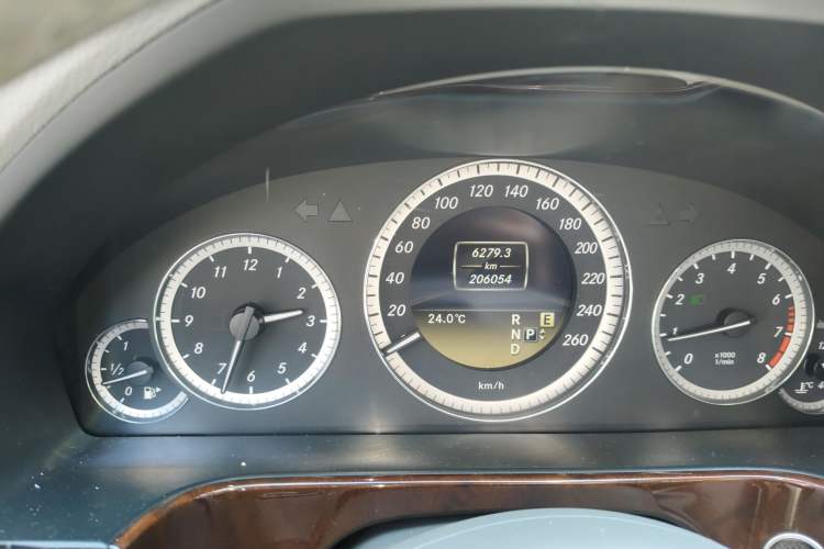 Used Mercedes-Benz E-Class 2012 E 300 L Elegant Model Odometer Close Up