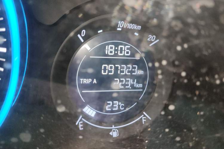 Used Honda Vezel 2018 1.5L CVT 2WD Technology Elite Model Odometer Close Up