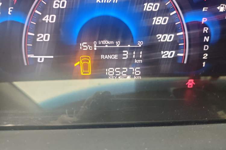 Used Honda Elysion 2012 2.4L VTi Luxury Navigation Edition Odometer Close Up