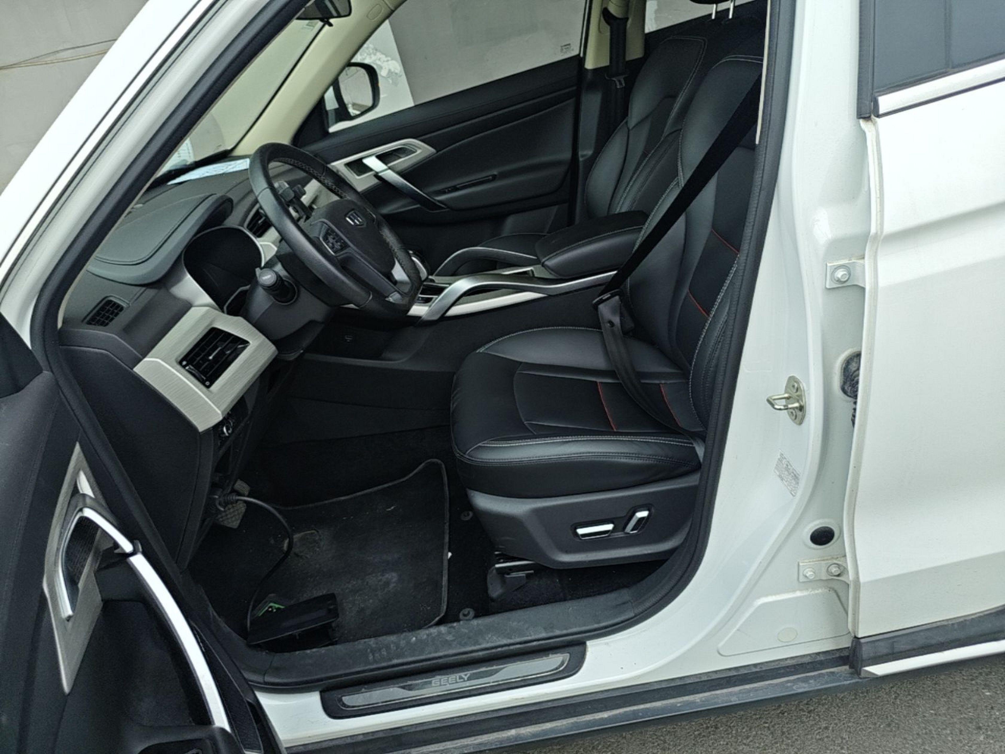 Vordere Reihe im Auto