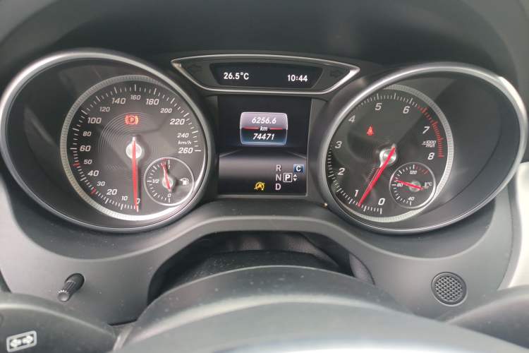 Used Mercedes-Benz CLA 2016 Year Restyled CLA 220 4MATIC Odometer Close Up