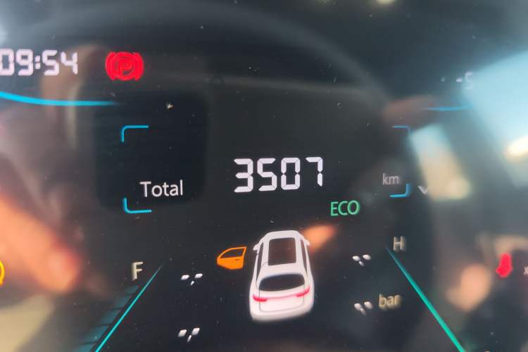 Used CHANGAN CS35PLUS 2023 Enjoy Edition 1.4T DCT Luxury Model Odometer Close Up