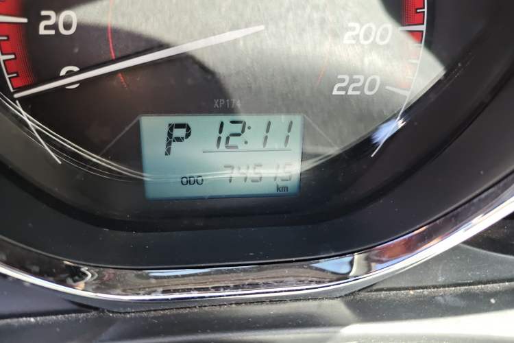 Used Toyota Vios 2021 1.5L CVT Innovation Edition Odometer Close Up
