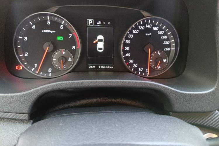 Used Hyundai Elantra (6th Generation / Lingdong) 2018 1.4T Dual-Clutch Xuan Dong · Dynamic Edition Odometer Close Up