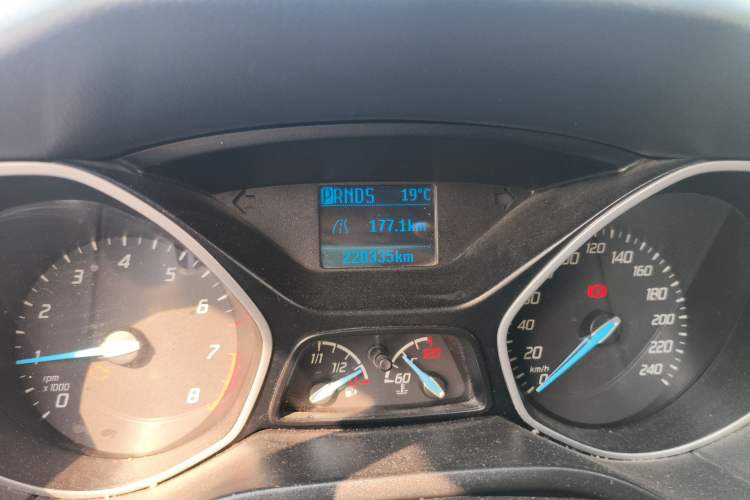 Used Ford Focus 2012 Hatchback 1.6L Automatic Comfort Model Odometer Close Up