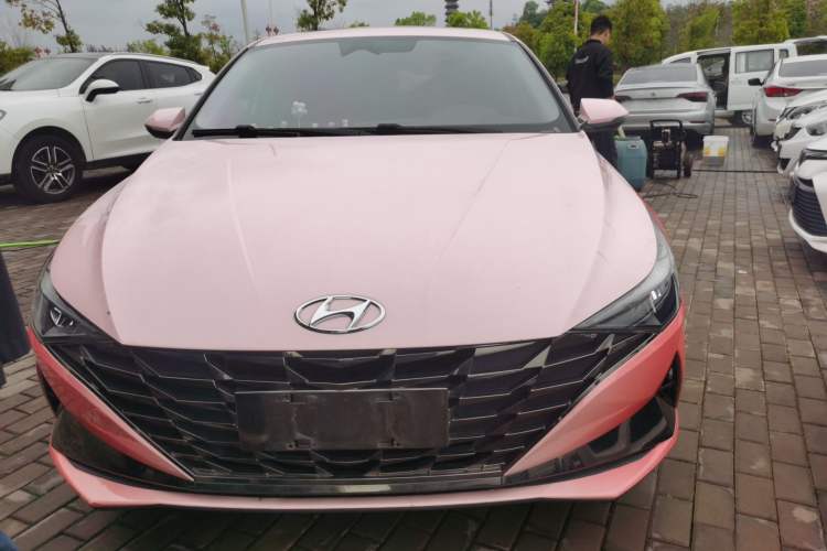 Used Hyundai Elantra 2021 1.5L CVT LUX Prestige Edition Front