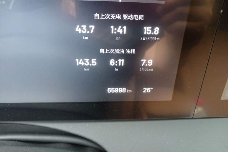 Used Li Auto ONE 2021 Extended-Range 6-Seater Version Instrument Cluster