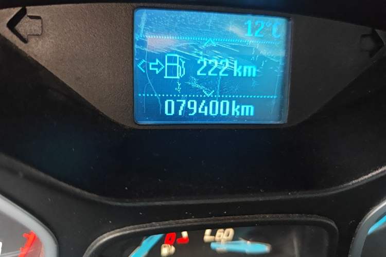 Used Ford Focus 2012 Sedan 1.6L Manual Fashion Edition Odometer Close Up