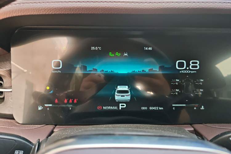 Used JETOUR X90 2022 Zilong 2.0T DCT Wushen Edition 7-Seater Instrument Cluster