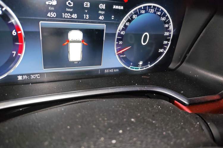 Used BAIC Off-Road BJ40 2019 PLUS 2.3T Automatic Four-Wheel Drive Premium Edition China VI Odometer Close Up