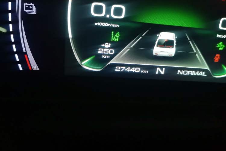 Used ORA White Cat 2020 401 km Flagship Version Odometer Close Up