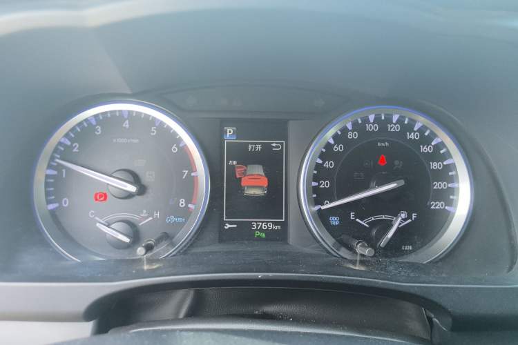 Used Toyota Highlander 2021 2.0T Four-Wheel Drive Luxury Edition 7 Seats Instrument Cluster