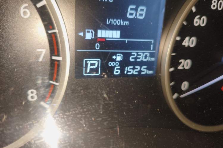 Used Nissan Kicks 2017 1.5L CVT Cool Enjoy Edition Odometer Close Up