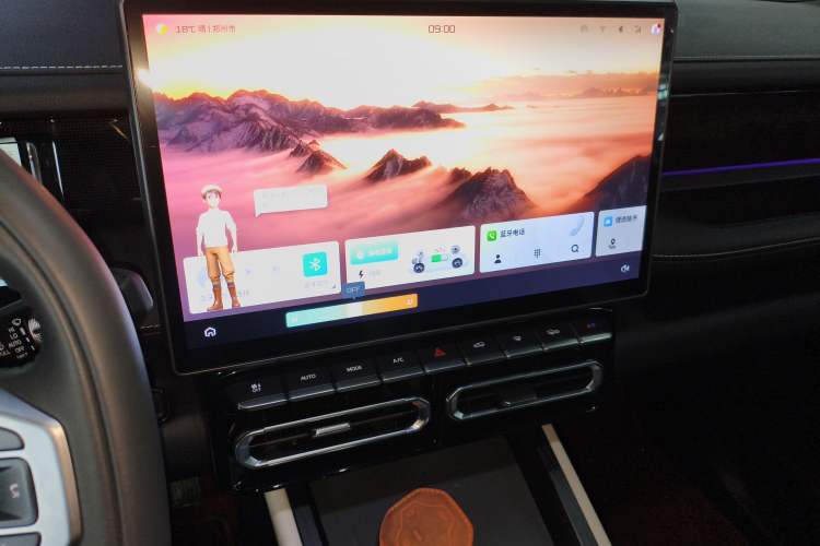 Used JETOUR Shanhai T1 2025 150 km Heading South Audio And AC Panel