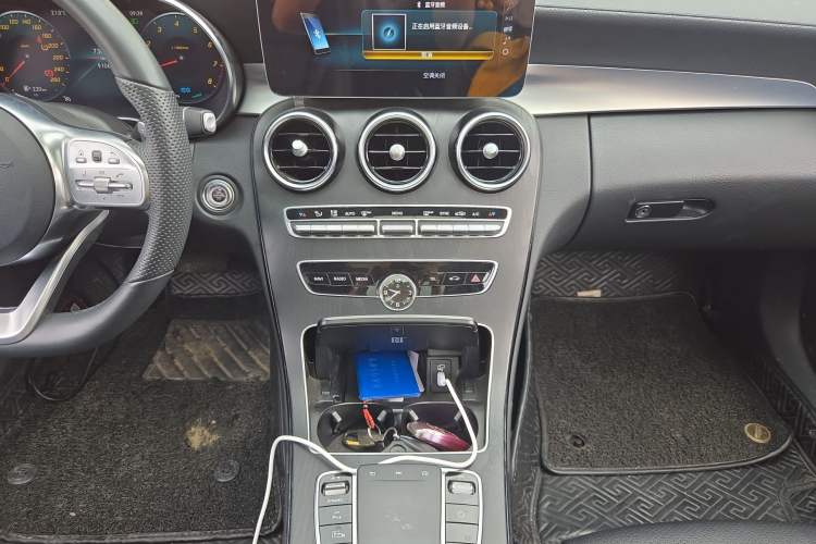 Used Mercedes-Benz C-Class 2021 C 260 L Sport Edition Star Collection Audio And AC Panel