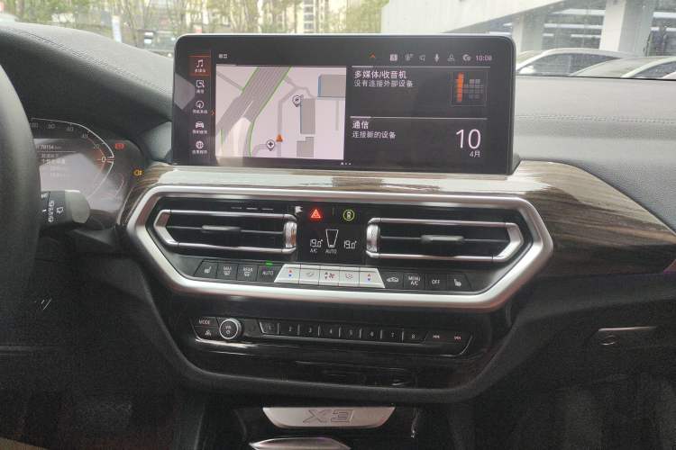 Used BMW X3 2023 xDrive30i Leading Model M Night Edition Package Audio And AC Panel