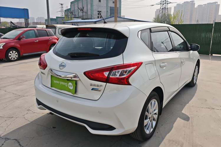 Used Nissan Tiida 2019 1.6L CVT Cool Dynamic Version China V Standard Rear Right 45 Deg