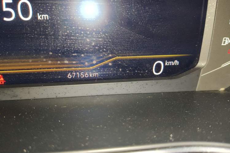 Used Volkswagen Tacqua 2021 1.5L Automatic Yue Zhi Lian Edition Odometer Close Up