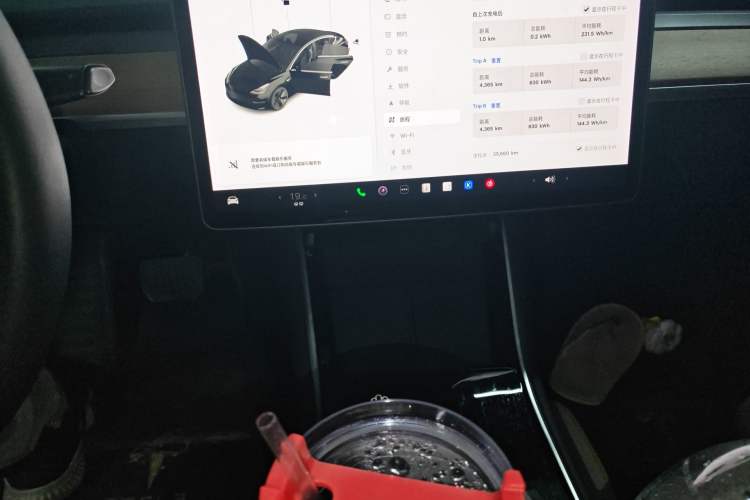 Used Tesla Model 3 2020 Revised Version Standard Range Rear-Wheel Drive – Upgraded Edition Audio And AC Panel