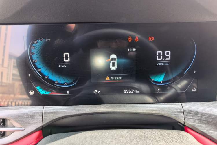 Used CHANGAN CS55PLUS 2021 Blue Whale Edition 1.5T Manual Luxury Model Instrument Cluster