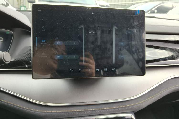 Used BYD Tang New Energy 2021 DM-i 112KM Prestige Model Audio And AC Panel