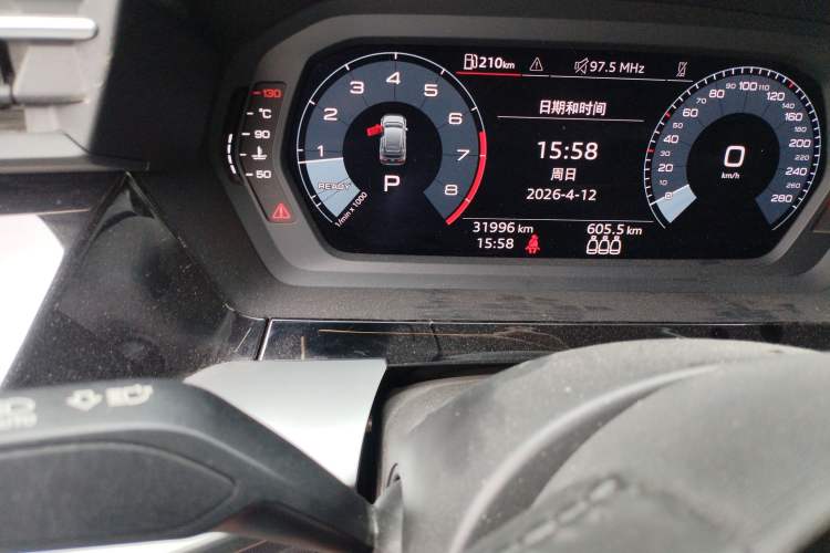 Used Audi A3 2021 Sportback 35 TFSI Advanced Sport Edition Odometer Close Up