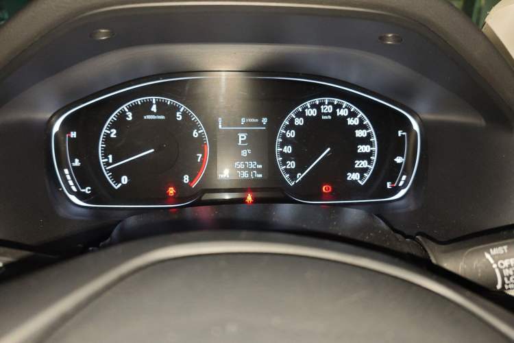 Used Honda Accord 2018 260TURBO Elite Edition China V Odometer Close Up