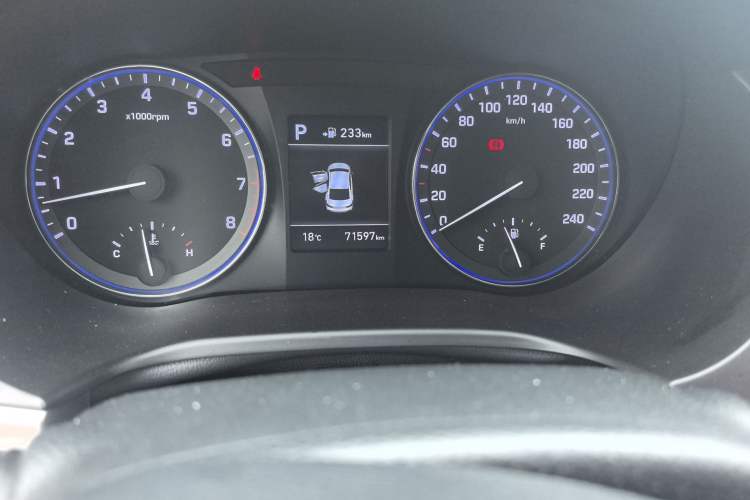 Used Hyundai Mistra 2019 1.8L Automatic Smart GLS Commemorative Model China VI Standard Odometer Close Up