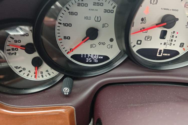 Used Porsche Panamera 2010 Panamera 4 3.6L Odometer Close Up