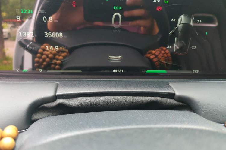 Used NETA U 2022 Pro 400 Comfort Edition Odometer Close Up