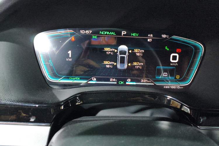 Used BYD Tang New Energy 2021 DM-i 112KM Prestige Model Instrument Cluster