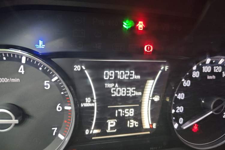 Used Honda Crider 2019 180 Turbo CVT Comfort Version China VI Odometer Close Up