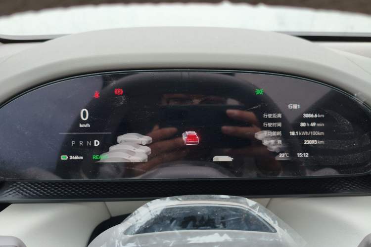 Used Zeekr 7X 2025 75 kWh Rear-Wheel Drive Intelligent Driving Version Instrument Cluster