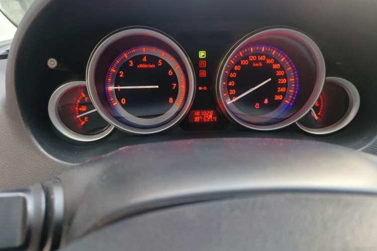 Used Mazda 6 2011 Coupe 2.0L Automatic Elite Edition Odometer Close Up