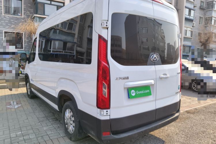 Used SAIC MAXUS Xintu V90 2022 2.0T Automatic ZhiDa Commercial Version Rear-Drive Long Wheelbase High Roof with Single Rear Tire 9-Seater
