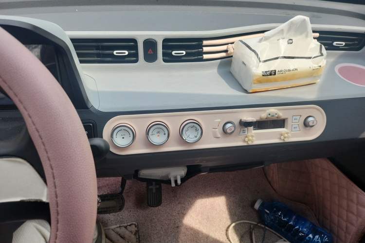 Used Wuling Hongguang MINIEV 2021 Macaron Fashion Edition Lithium-Ion Battery Audio And AC Panel