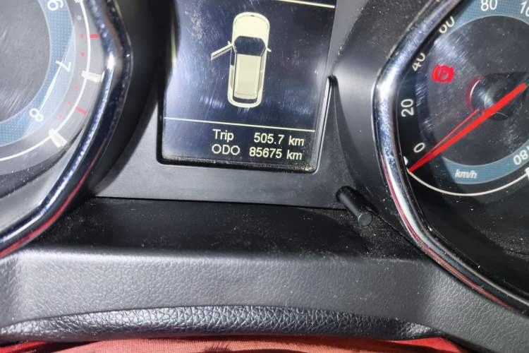 Used Lifan Auto Myway 2016 1.5L Manual Elite Version Odometer Close Up