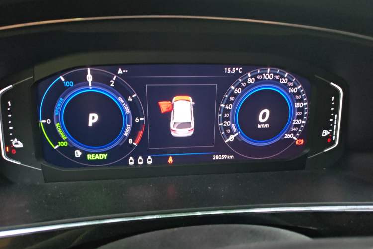 Used Volkswagen Tiguan L New Energy 2020 430 PHEV Plug-in Hybrid Prestige Edition Instrument Cluster