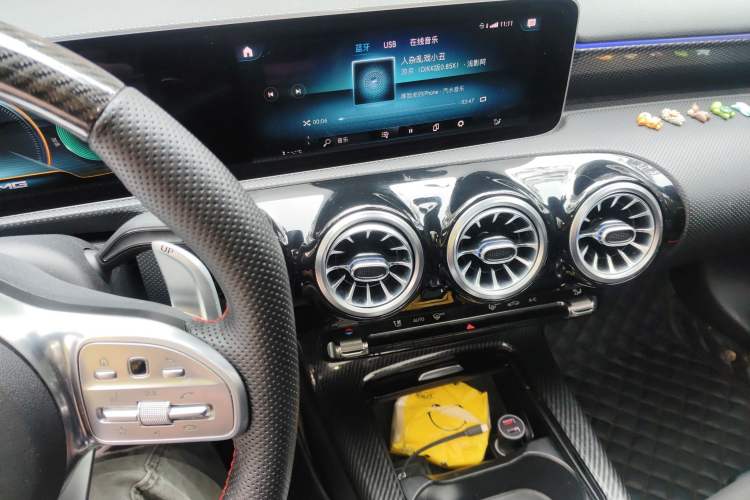 Used Mercedes-Benz A-Class 2019 A 200 L Sport Sedan Audio And AC Panel