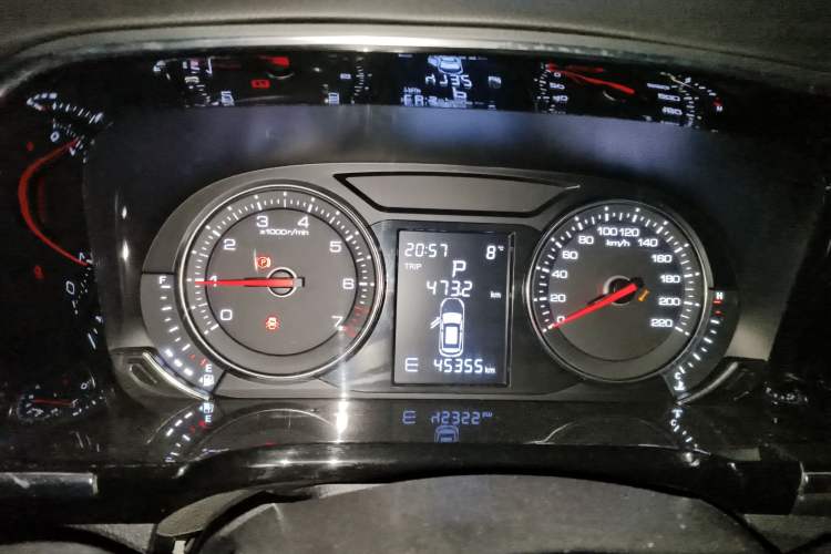 Used Zotye T600 Coupe 2017 1.5T Automatic Luxury Model Instrument Cluster