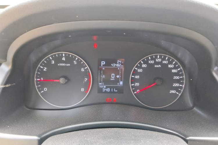 Used Kia Forte 2019 1.6L Automatic Fashion Edition China V Standard Odometer Close Up