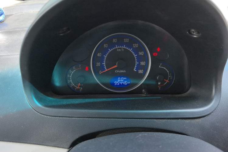 Used CHANGAN Benni mini 2012 1.0L Manual Fashion Edition China IV Standard Odometer Close Up