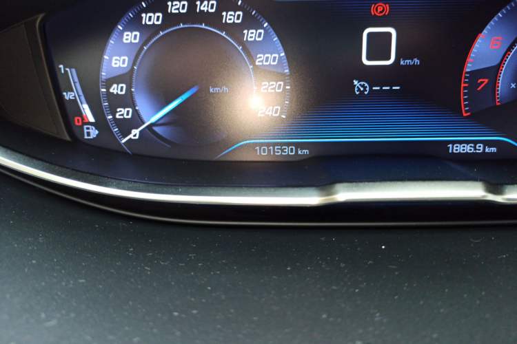 Used Peugeot 4008 2019 360THP First Edition Odometer Close Up