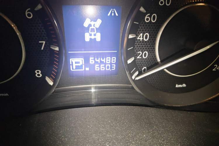 Used Nissan Patrol  Odometer Close Up