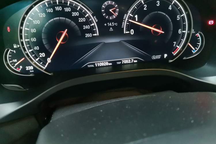 Used BMW X3 2018 xDrive25i M Sport Package China V Odometer Close Up