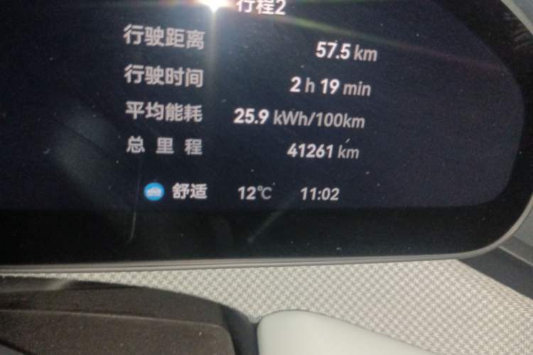 Used Zeekr 001 2024 WE Edition 95 kWh All-Wheel Drive Odometer Close Up