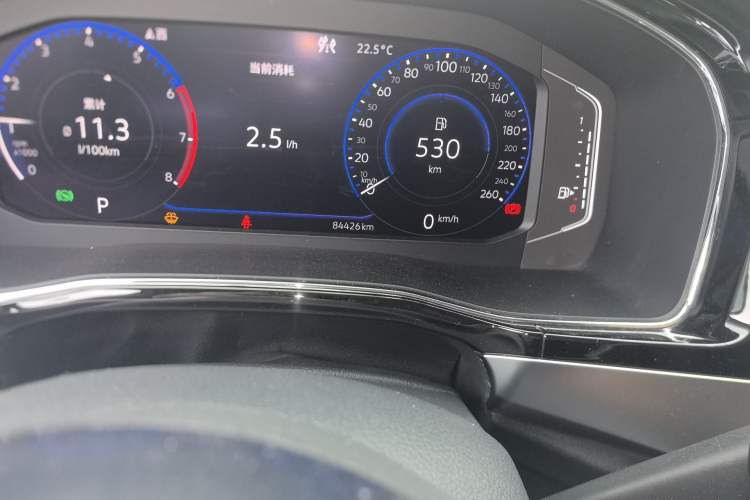 Used Volkswagen Teramont X 2019 380TSI Four-Wheel Drive Prestige Luxury Edition Odometer Close Up