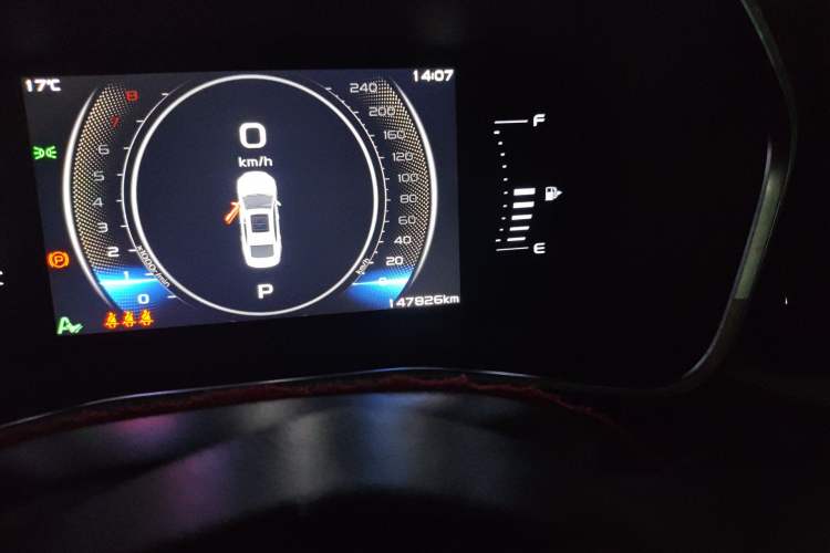 Used Geely Auto Preface 2023 1.5TD Fuyao Version Odometer Close Up