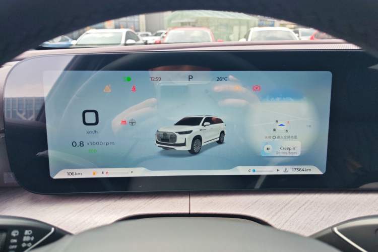 Used Chery Tiggo 9 2025 2.0T Automatic Two-Wheel Drive Luxury Edition 5 Seats Instrument Cluster